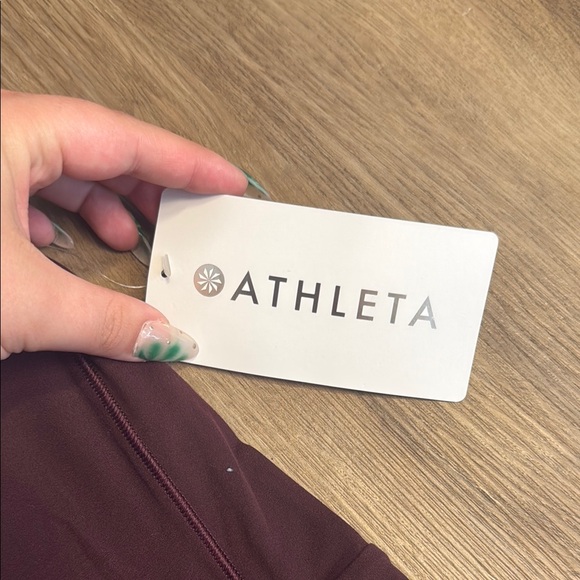 Athleta Burgundy Jumpsuit NWT XS - Picture 2 of 6